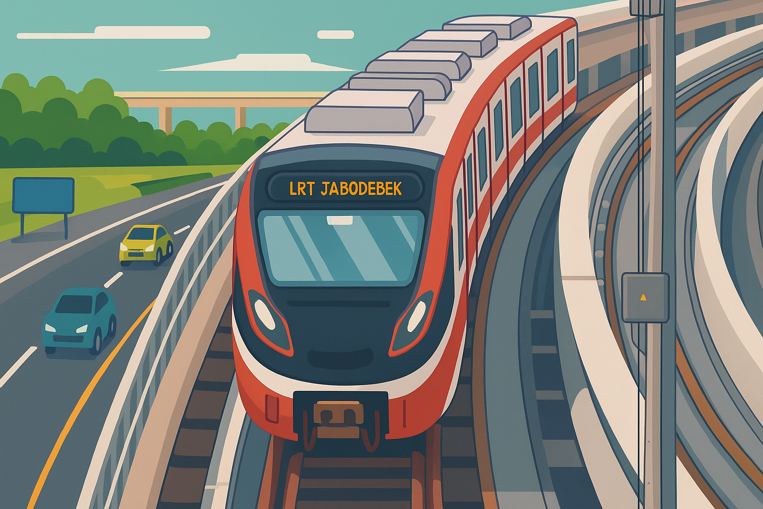 LRT Jabodebek Catat 2,29 Juta Pengguna Selama Mei 2025